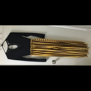 Black & yellow jumpsuit